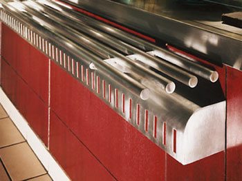 Cafeteria Rails & Cafeteria Tray Rails