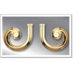 End Scroll Left & Right For Extruded Rails