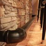 Industrial Look Bar Foot Rail