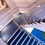 Custom Floor Mounted Handrail