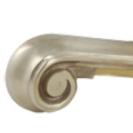 Volute End Scroll For Extruded Rails